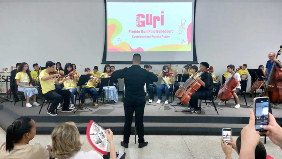 Projeto Guri realiza apresentação musical na Faculdade Municipal de Bebedouro