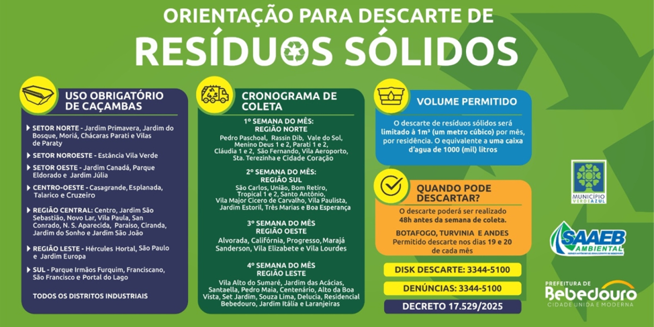 Garagem Municipal recolhe entulhos no setor oeste