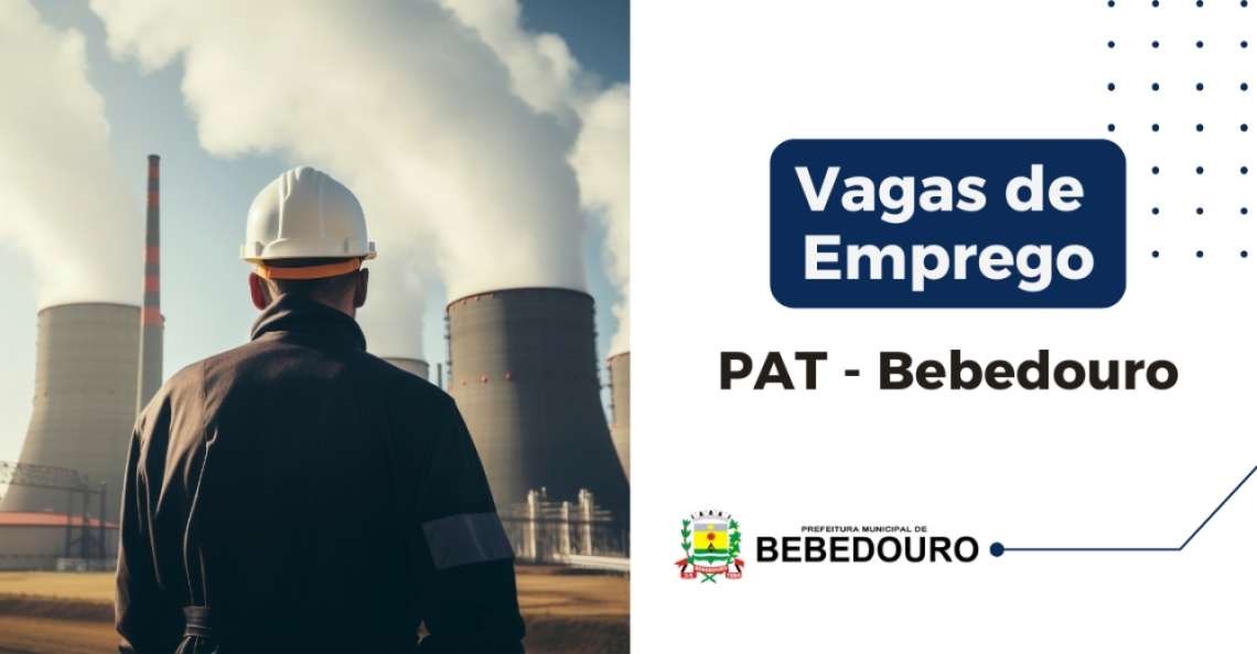 PAT de Bebedouro informa novas vagas de emprego – 25/07