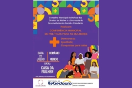 Conferência Municipal de Políticas para as Mulheres acontece no dia 23 de julho