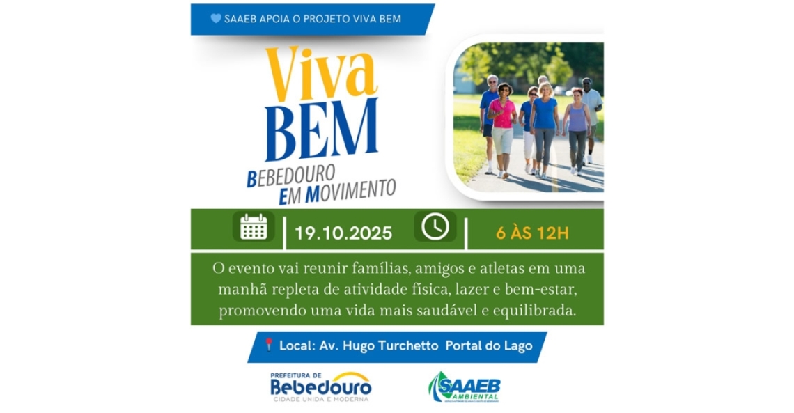 Domingo é dia de se movimentar!