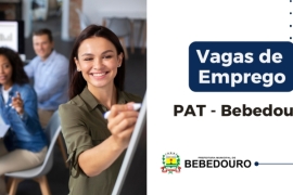 PAT de Bebedouro informa novas vagas de emprego – 03/11