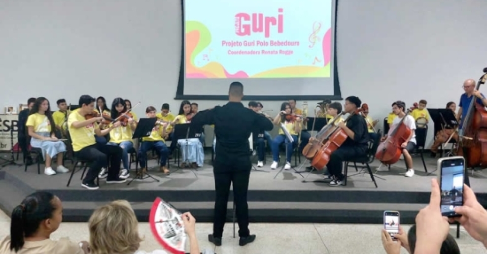 Projeto Guri realiza apresentação musical na Faculdade Municipal de Bebedouro