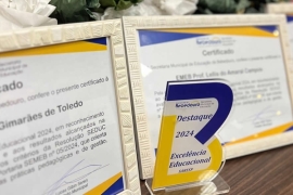 Bebedouro celebra avanços na Educação com assinatura de convênio e entrega do Prêmio Excelência Educacional