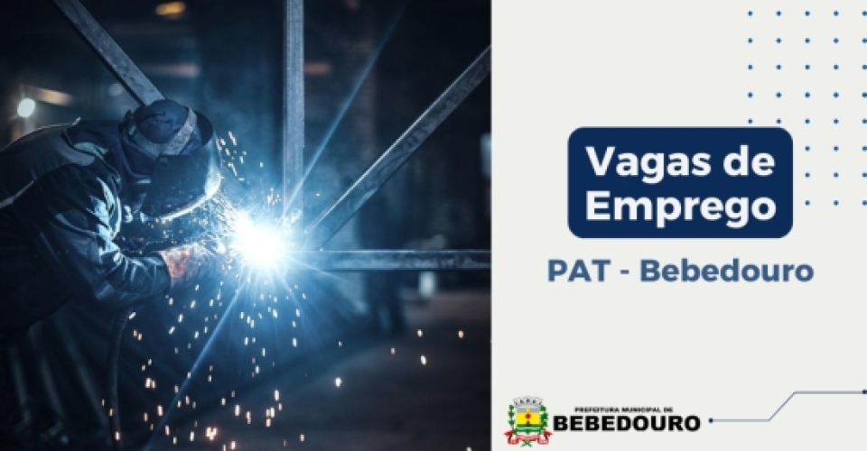 PAT de Bebedouro informa novas vagas de emprego – 19/11