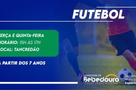 Futebol leva formação e lazer para crianças e adolescentes