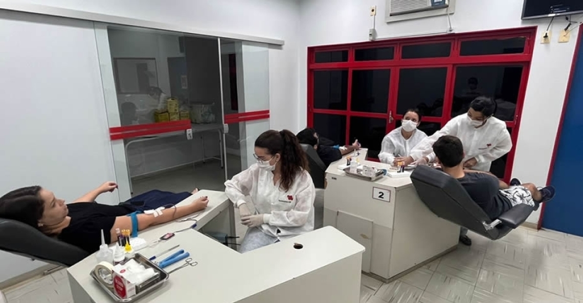 Hemocentro realizará coleta noturna na segunda 25/08