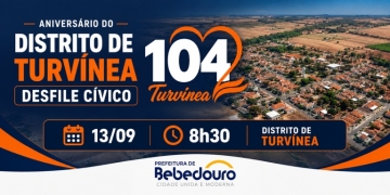 Desfile Cívico celebra os 104 anos do Distrito de Turvínea