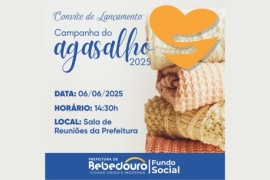 Lançamento da Campanha do Agasalho 2025 acontece na sexta-feira (06/06)