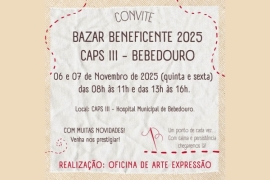 Caps realizará bazar beneficente