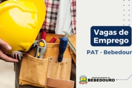 PAT de Bebedouro informa novas vagas de emprego – 03/09