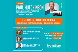 Palestra sobre o Futuro da Juventude no mundo acontece na sexta-feira (17/10)