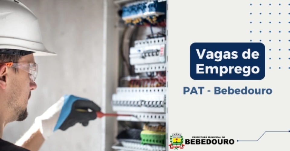 PAT de Bebedouro informa novas vagas de emprego – 09/05