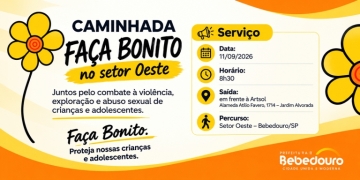 Caminhada Faça Bonito promove mobilização pelo combate à violência contra crianças e adolescentes no setor oeste