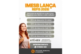 Faculdade Municipal de Bebedouro lança o Refis 2025 para regularização de débitos estudantis