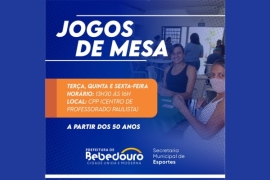 Jogos de Mesa garantem lazer para a Melhor Idade