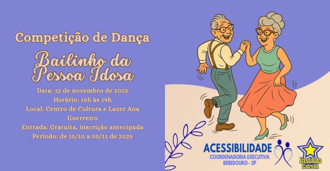 Competição de Dança no Bailinho da Melhor Idade