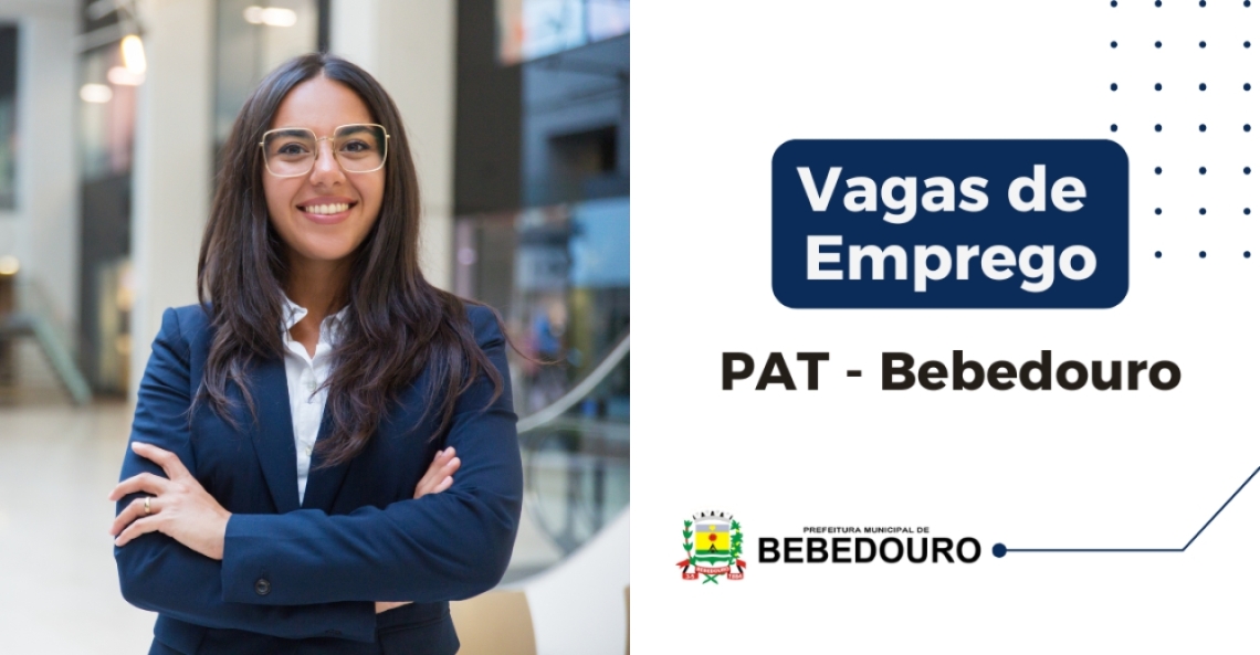 PAT de Bebedouro informa novas vagas de emprego – 16/10